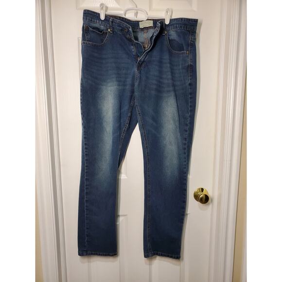 Smith & Mills Stretch Jeans Men size 38x30 Blue Denim - Picture 2 of 7